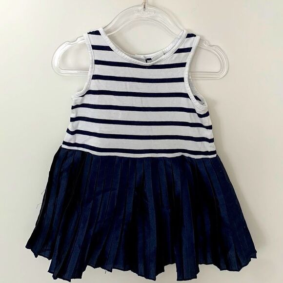 Baby gap striped satin tank dress - Picture 1 of 1